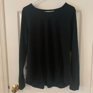 Old Navy Active Black Open Back Sweatshirt